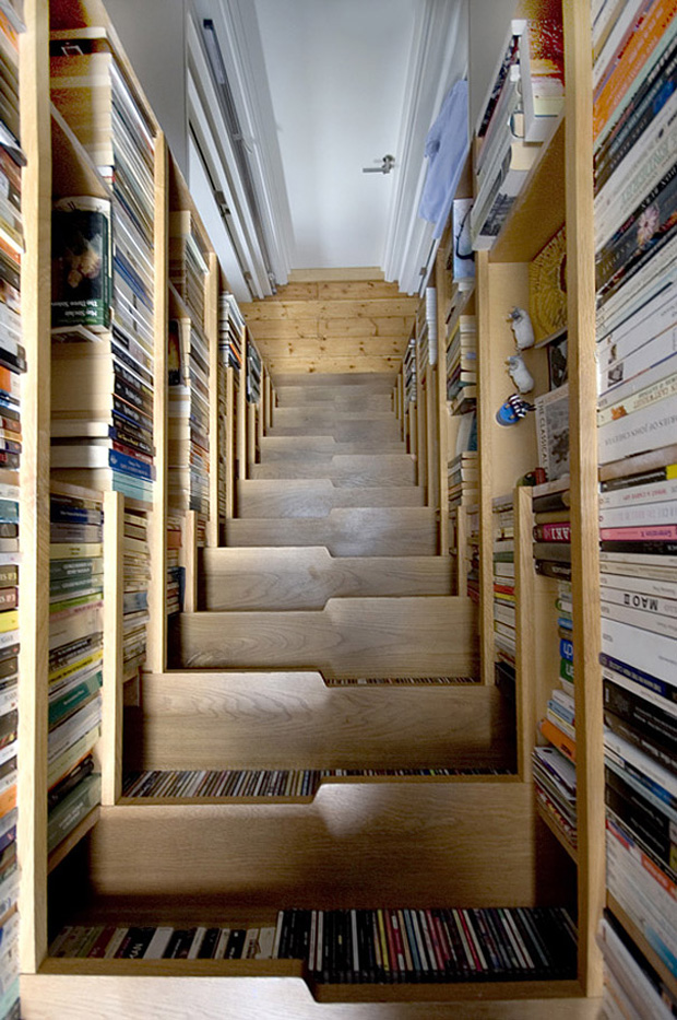 boekenkast trap