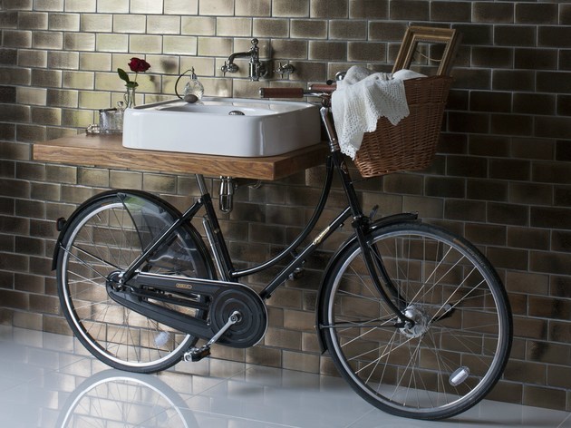 fiets badkamer